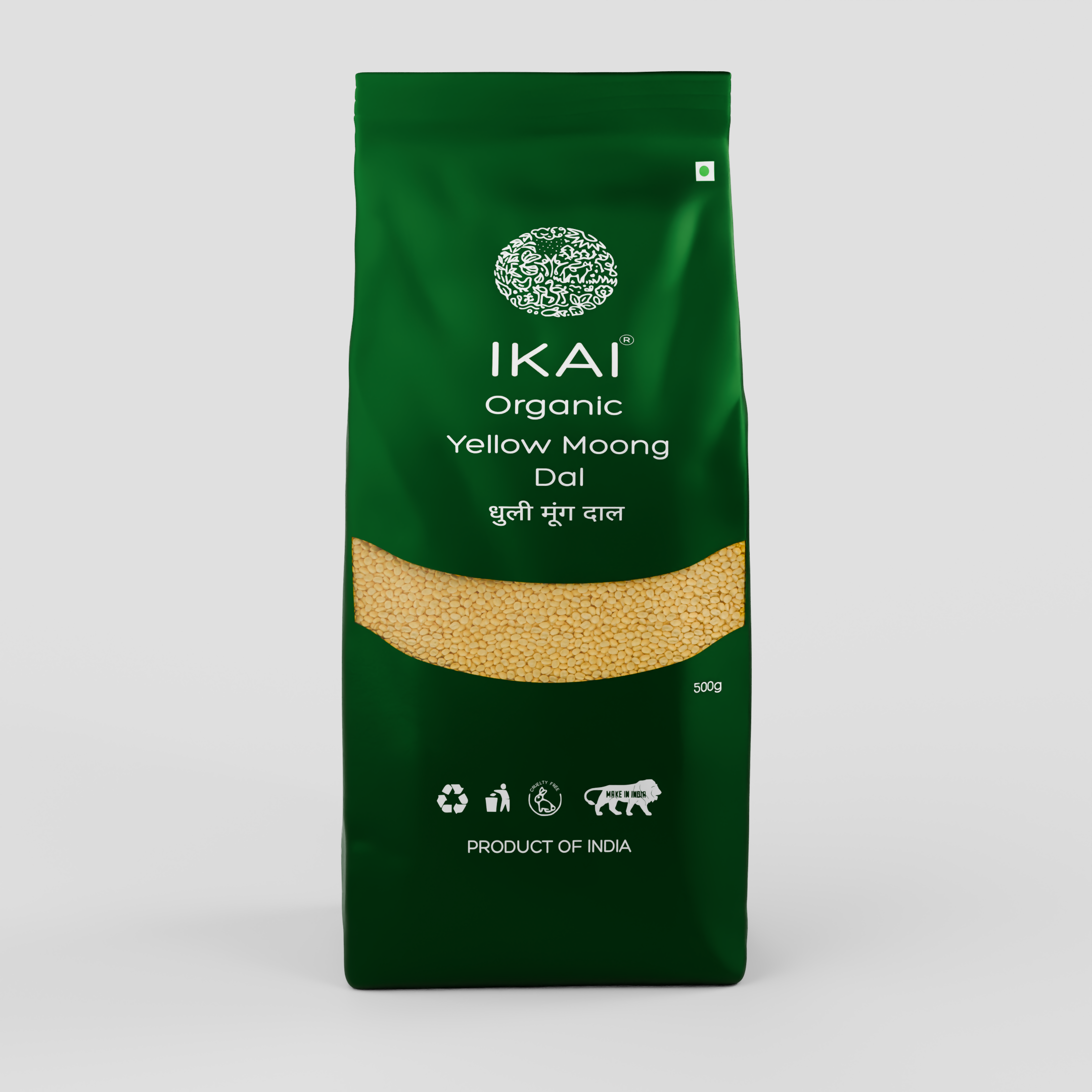 IKAI Organic Yellow Moong Dal IKAI
