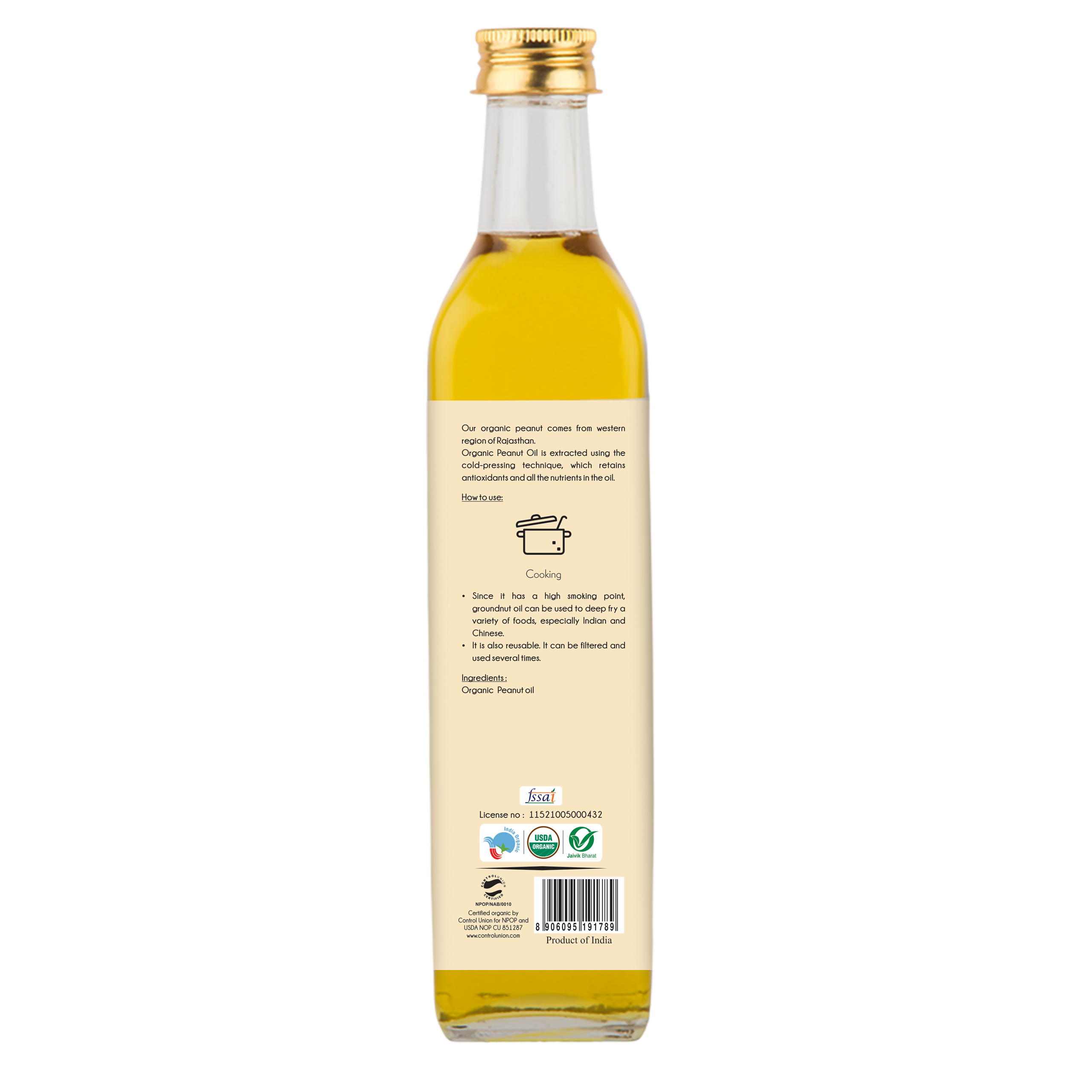 Praakritik Organic Peanut Oil Praakritik
