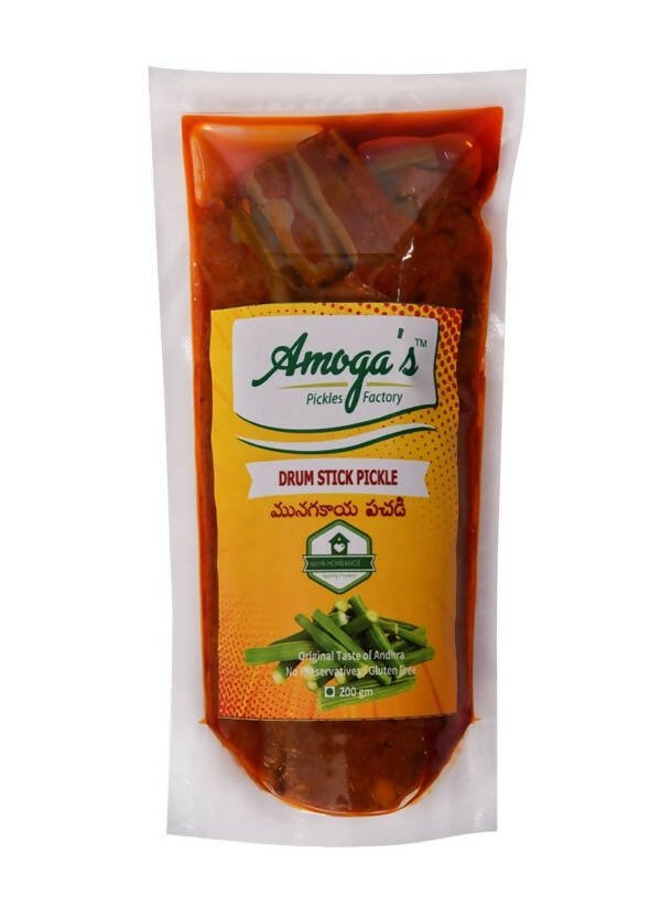 Amoga's Pickles Factory Drumstick Pickle Andhra Style - Safuron