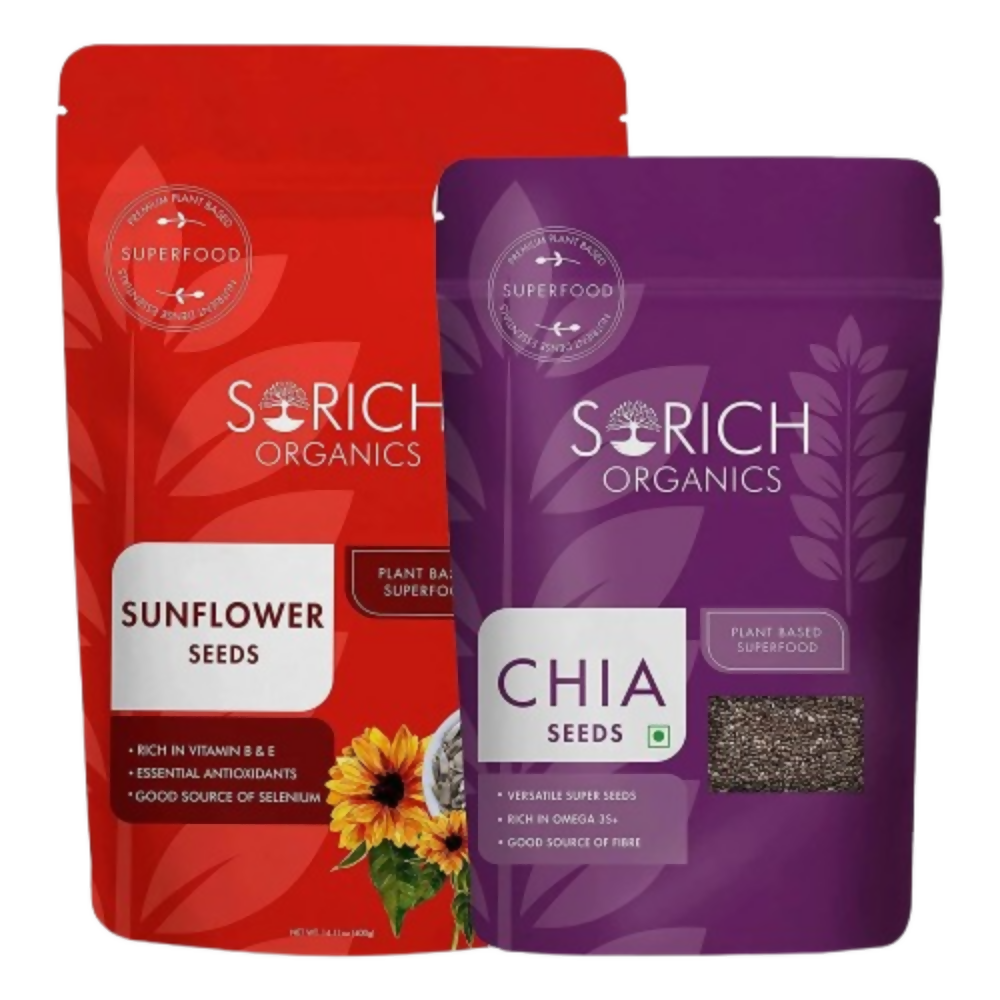 Sorich Organics Chia Seeds & Sunflower Seeds - Safuron