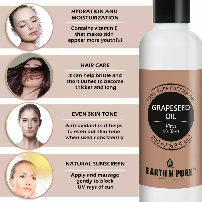 Earth N Pure Grapeseed Oil Earth N Pure