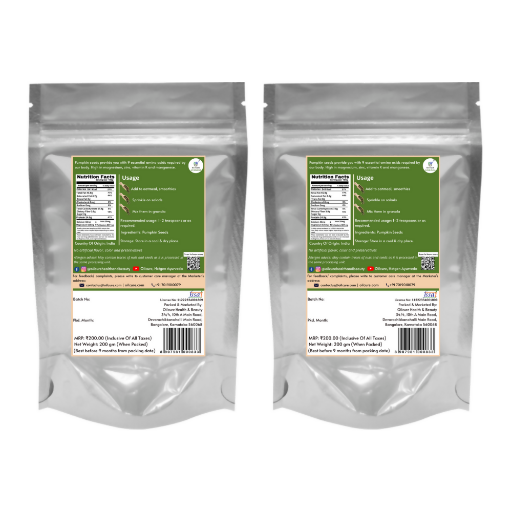 Nxtgen Ayurveda Pumpkin Seeds Nxtgen Ayurveda