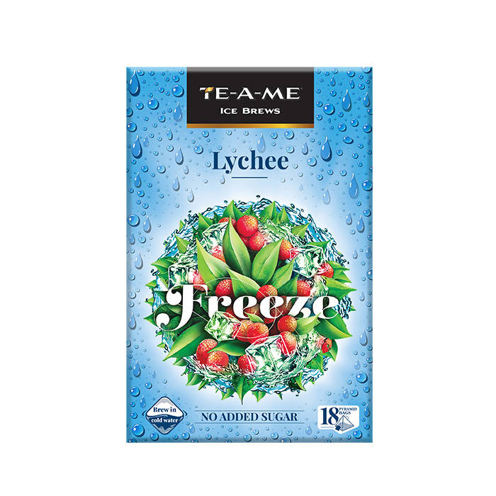 Teame Lychee Ice Brews Freeze Pyramid Bags Teame Teas