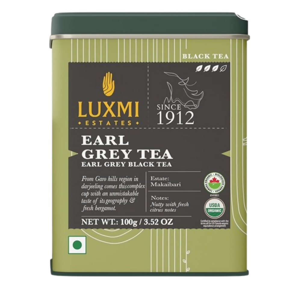 Luxmi Estates Garo Hills Organic Earl Grey Black Tea Luxmi Estates