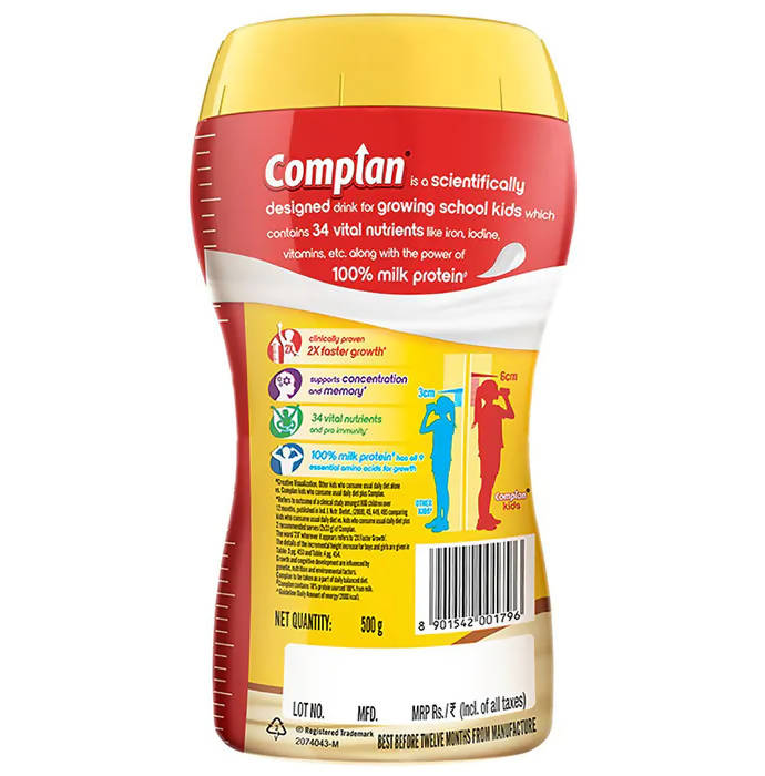 Complan Nutrition and Health Drink Kesar Badam Jar Complan