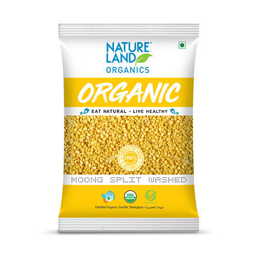 Nature Land Organics Moong Split Washed - Safuron
