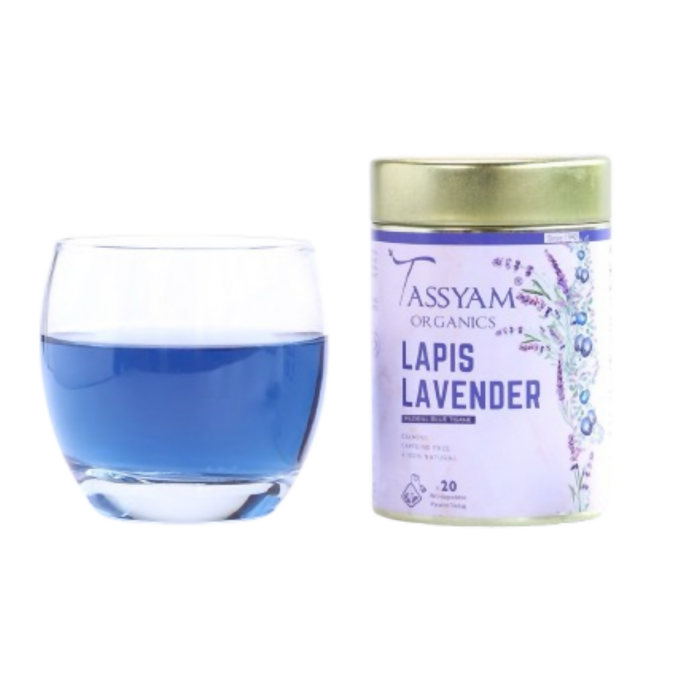 Tassyam Organics Lapis Lavender Biodegradable Tisane Teabags - Safuron