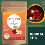 Satvi Wellness Beetroot Ginger Tea Bags | Herbal Tea Satvi Wellness
