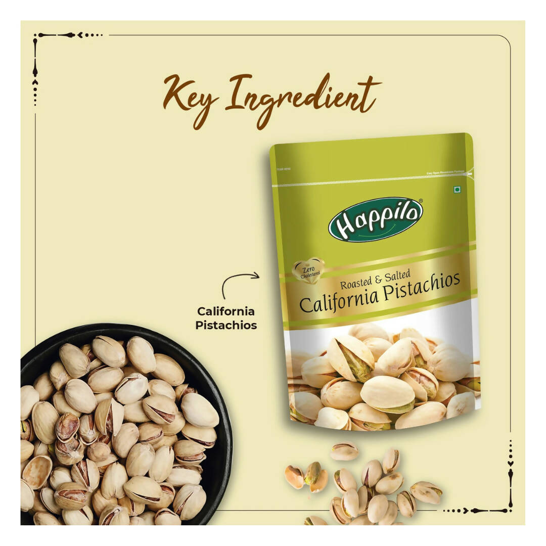 Happilo Freshly Roasted & Salted California Pistachios Happilo