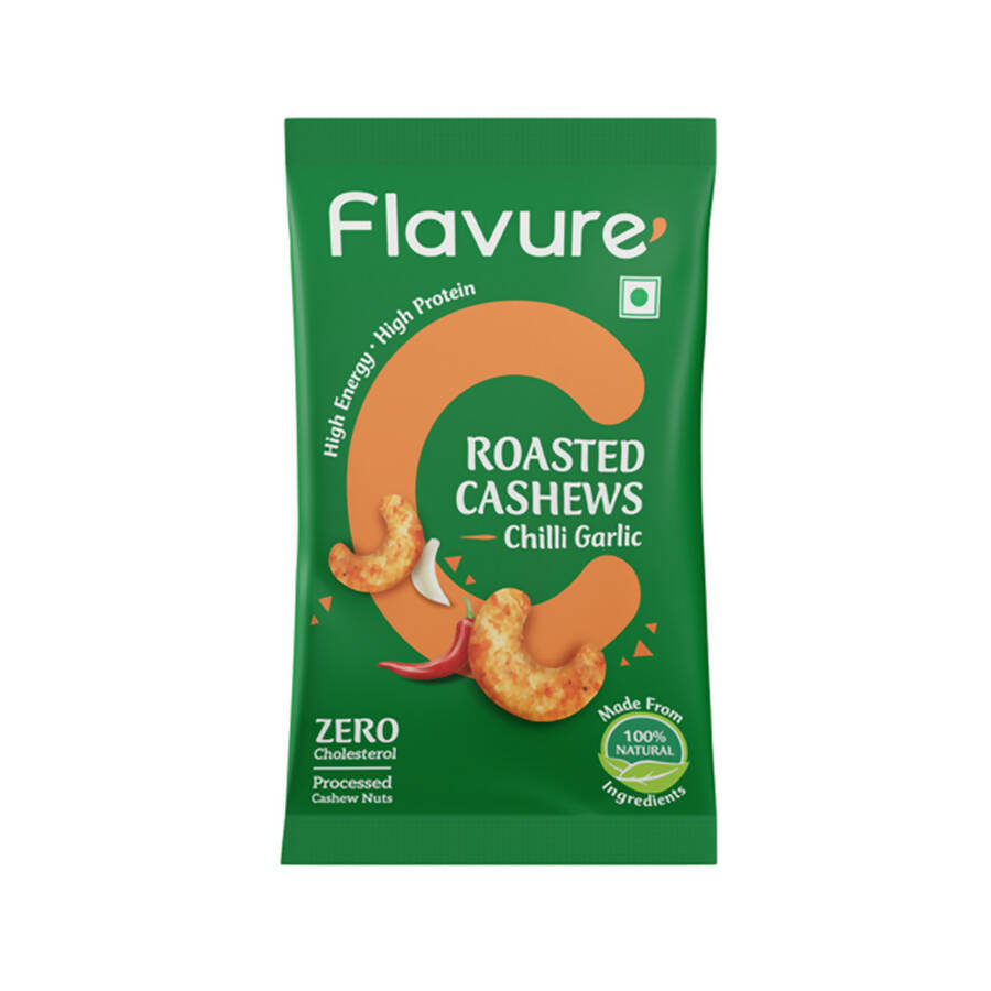Flavure Roasted Cashew - Chilli Garlic Flavure