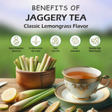Naivedyam Classic Lemongrass Flavour Jaggery Tea Naivedyam