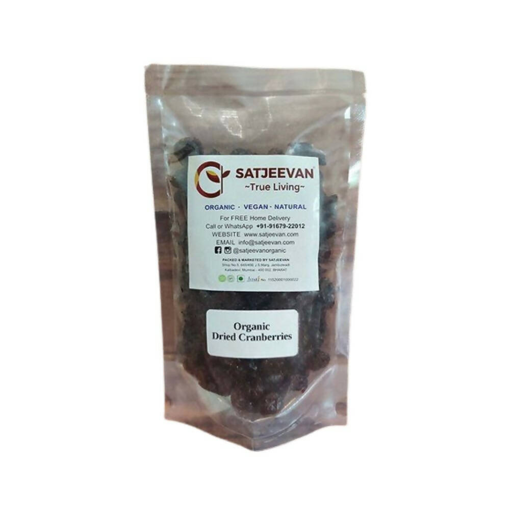Satjeevan Organic Dried Cranberries Satjeevan