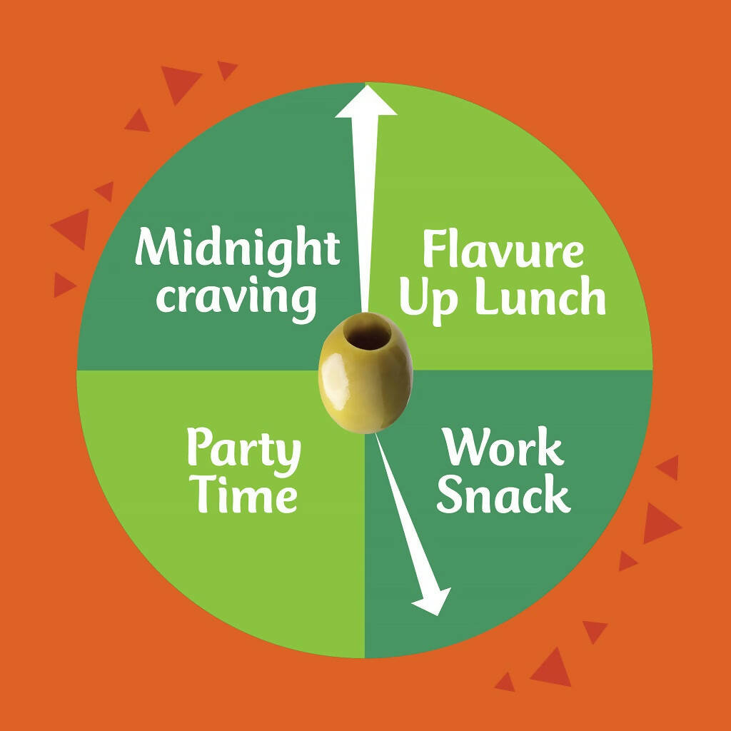 Flavure Snack-On-The-Go Olives Tandoori Flavure