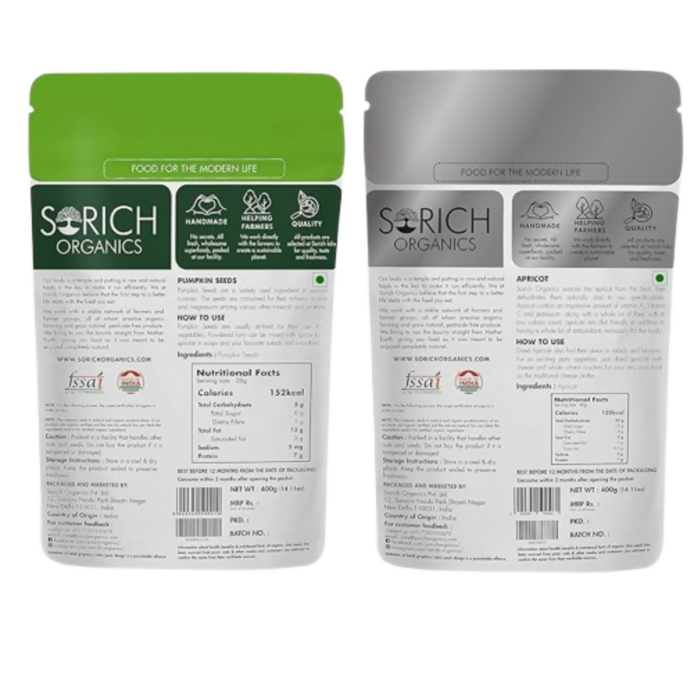 Sorich Organics Pumpkin Seeds + Turkish Apricots Sorich