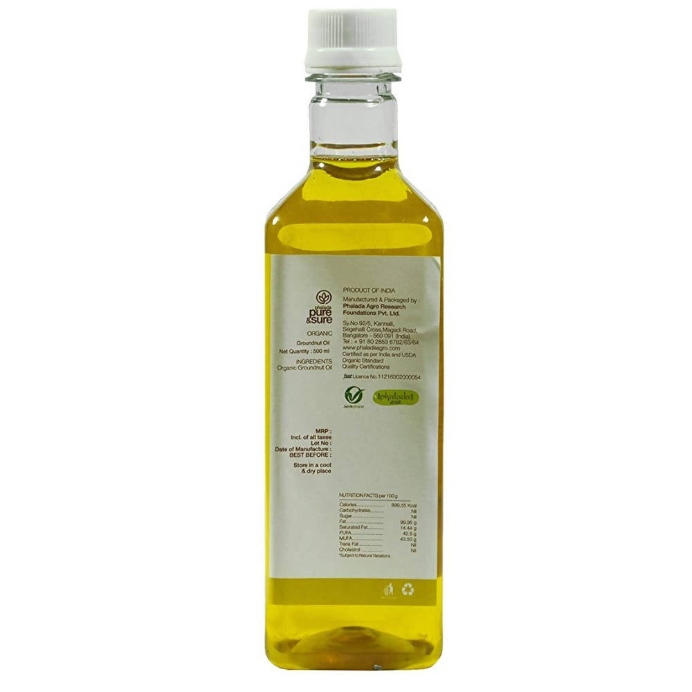 Pure & Sure Organic Cold Pressed Ground Nut Oil Pure & Sure