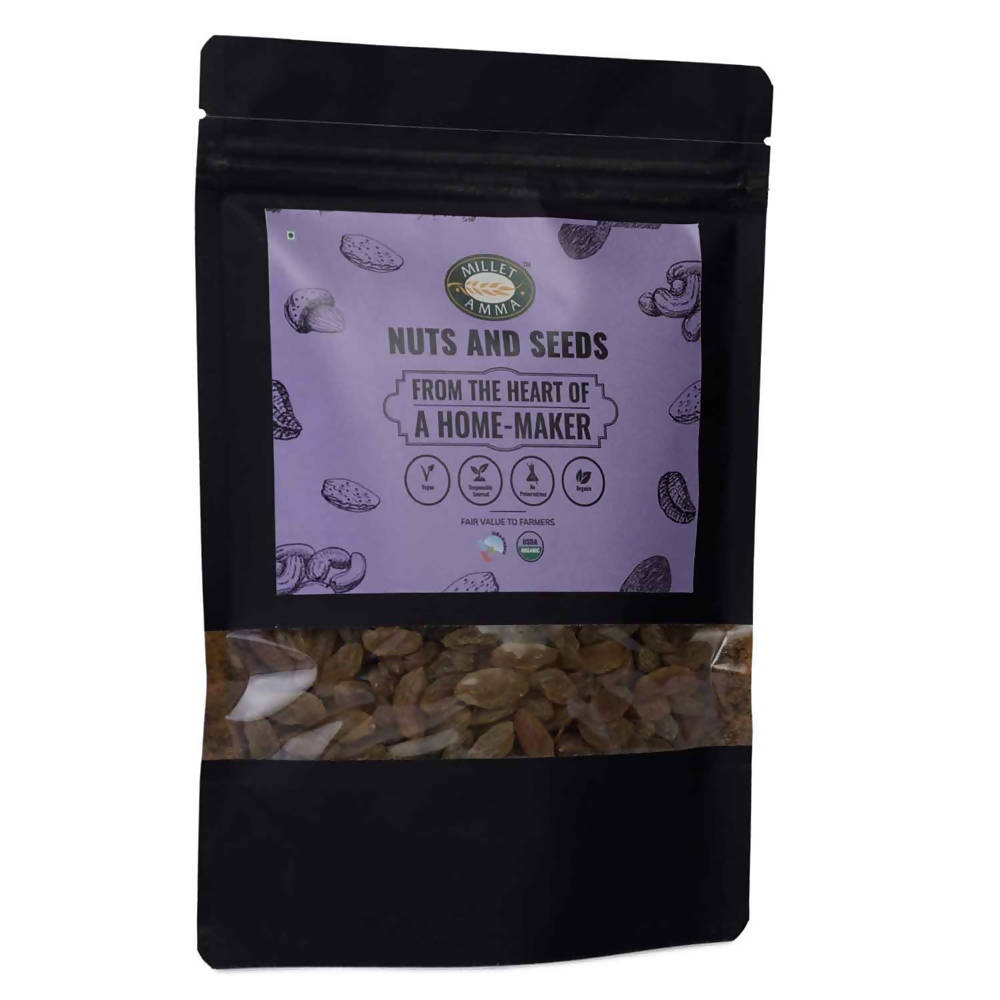 Millet Amma Organic Raisins - Dry Grapes Millet Amma