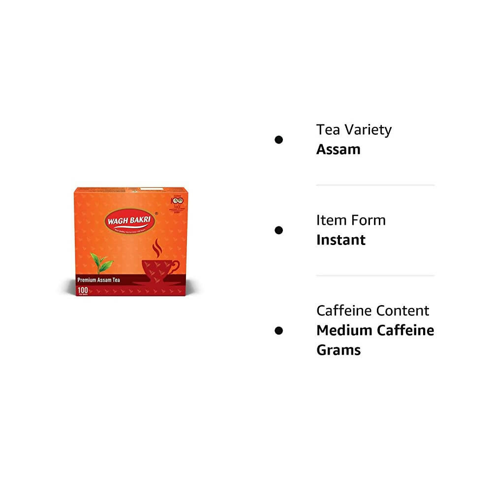 Wagh Bakri Premium Assam Tea Bags Wagh Bakri