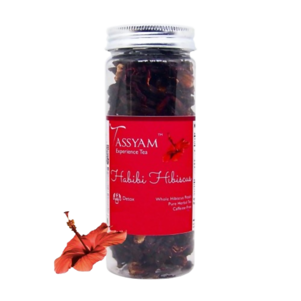 Tassyam Organics Habibi Hibiscus Petals Herbal Tisane - Safuron