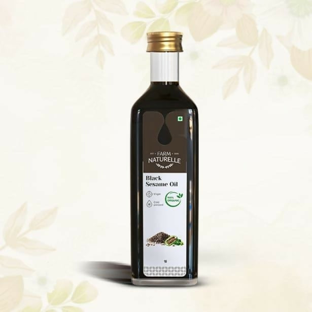 Farm Naturelle Wood Pressed Black Sesame Oil Farm Naturelle