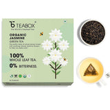 Teabox Organic Jasmine Green Tea Bags Teabox
