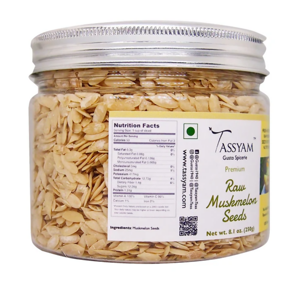Tassyam Organics Raw Muskmelon Seeds Tassyam Organics