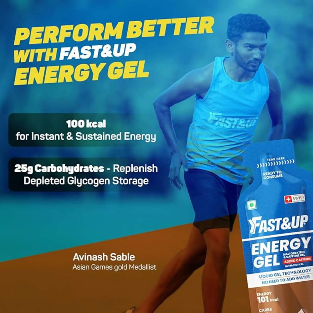 Fast&Up Energy Gel-Chocolate Bourborn Flavour Fast&Up