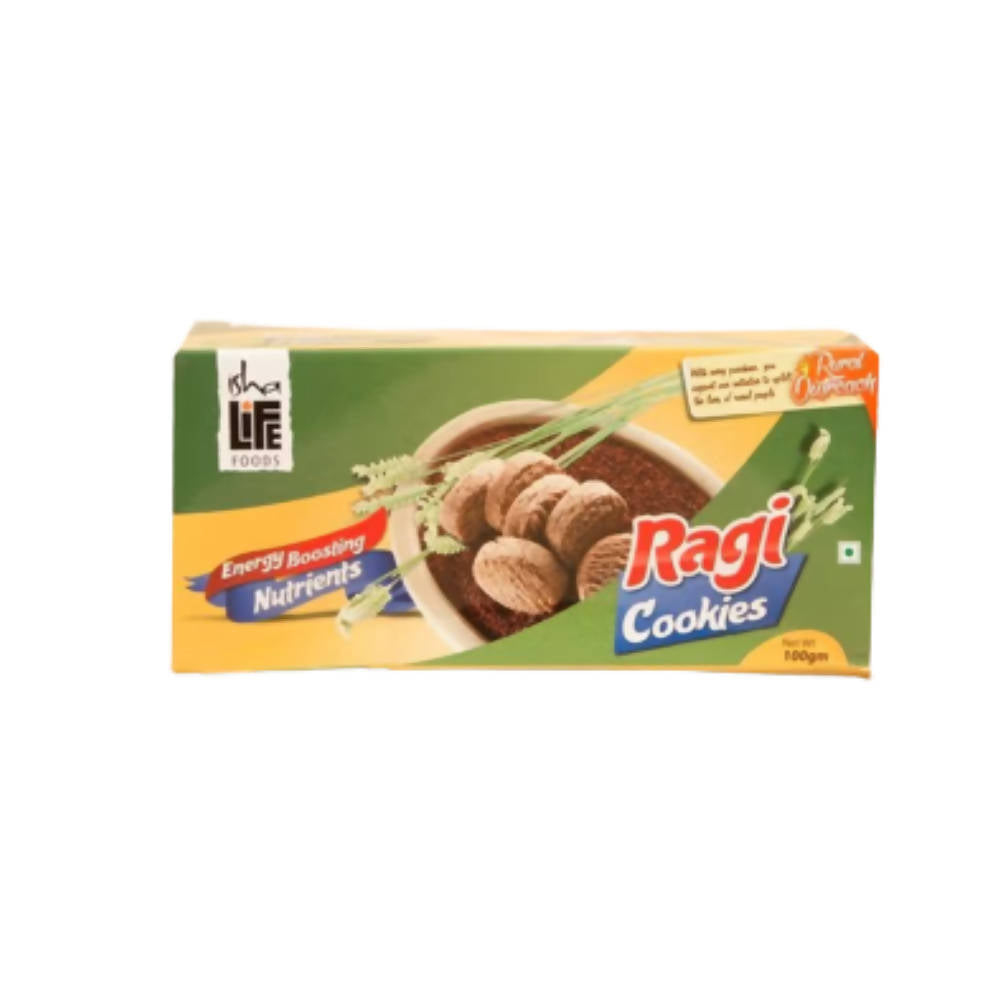 Isha Life Ragi Cookies (Finger Millet Cookies) - Safuron Naturals