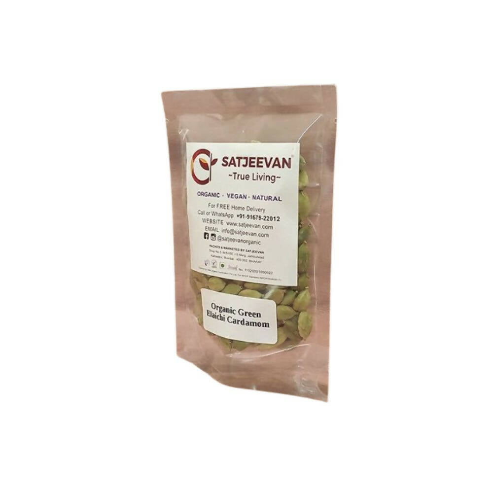 Satjeevan Organic Green Elaichi Cardamom Satjeevan