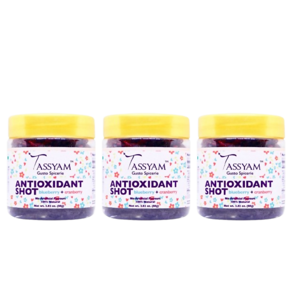 Tassyam Organics Anti Oxidant Berry Shot Blueberry & Cranberry - Safuron