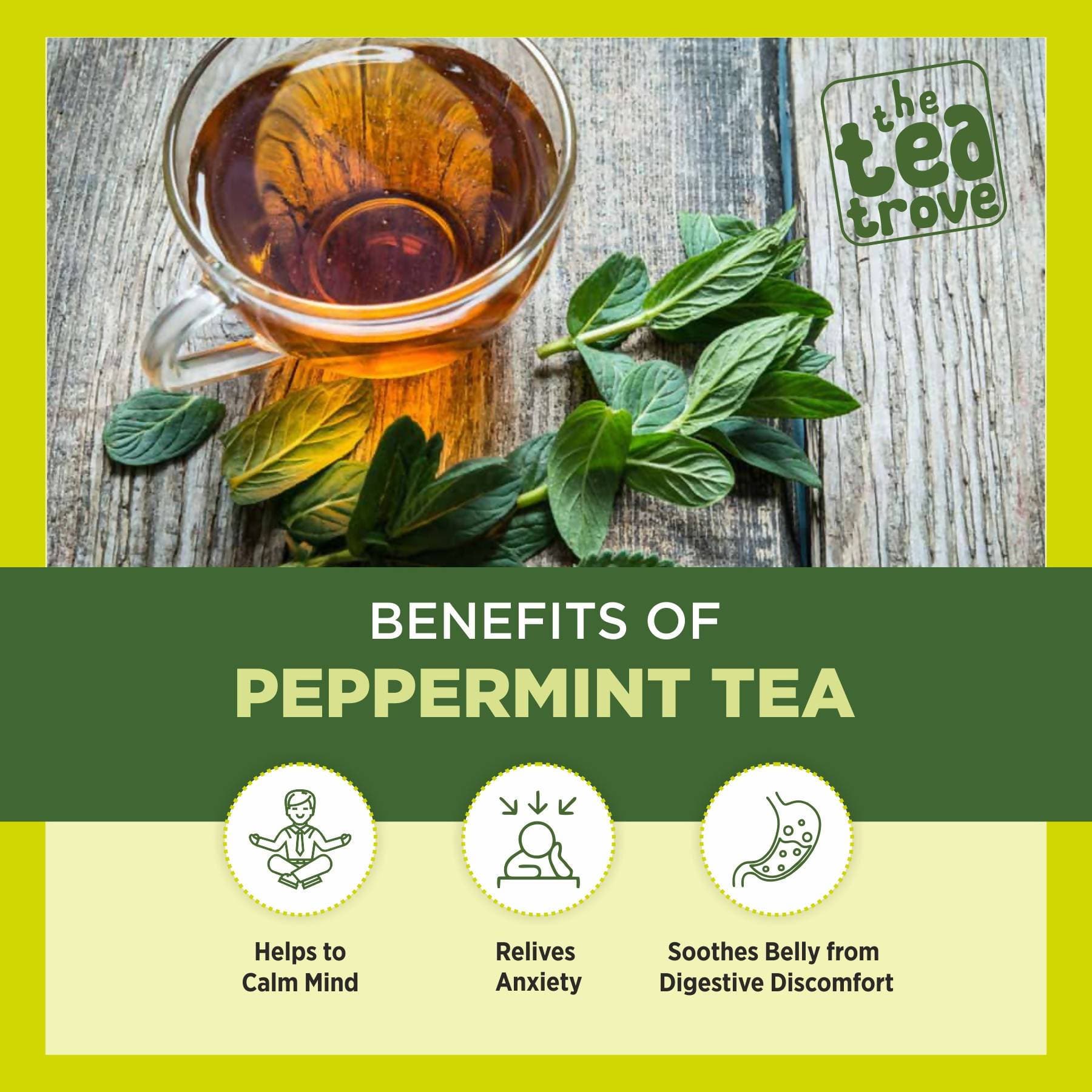 The Tea Trove - Peppermint Herbal Tea The Tea Trove