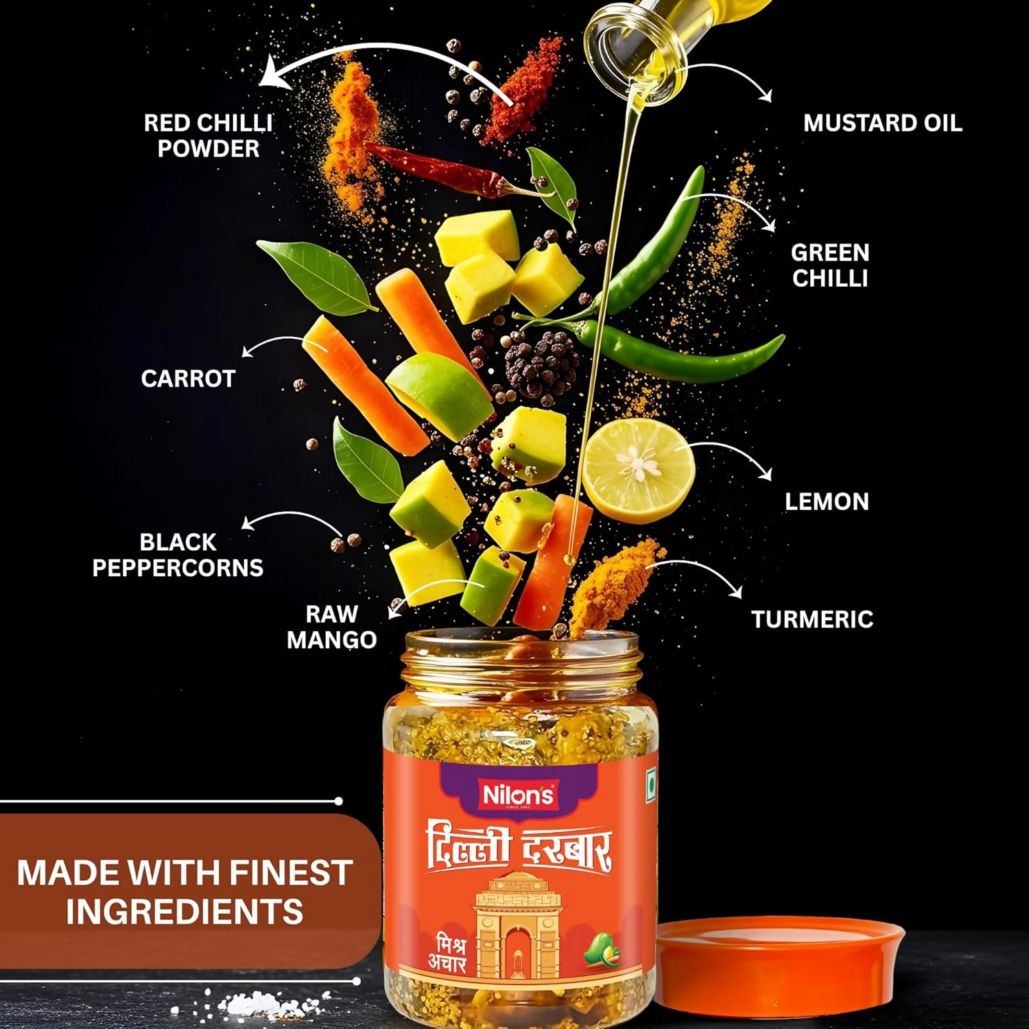 Nilon's Delhi Darbar Mixed Pickle Nilon's