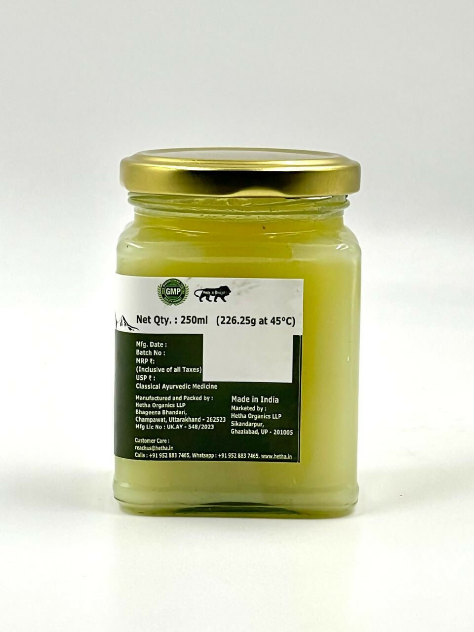 Hetha Purana Ghrita Aged Ghee From Himalayan Badri Cows A2 Milk Hetha