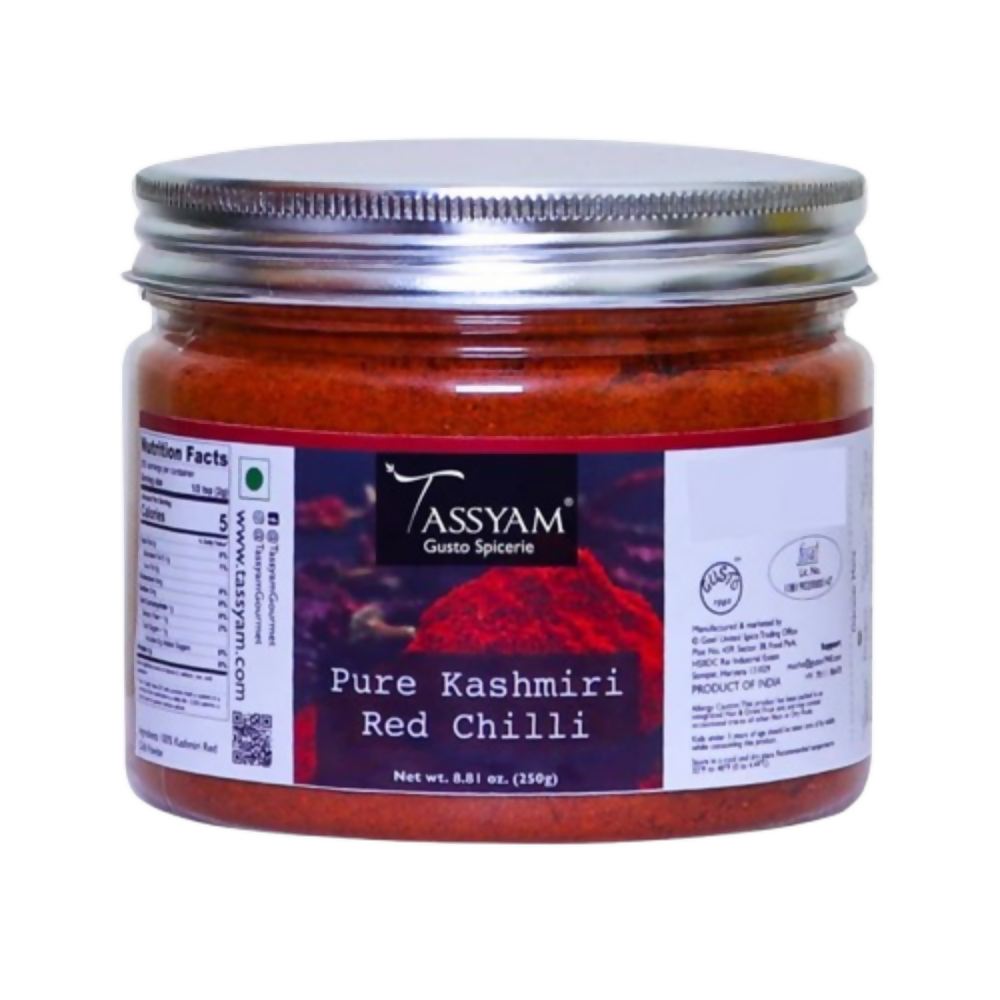 Tassyam Organics Pure Kashmiri Red Chilli Powder - Safuron