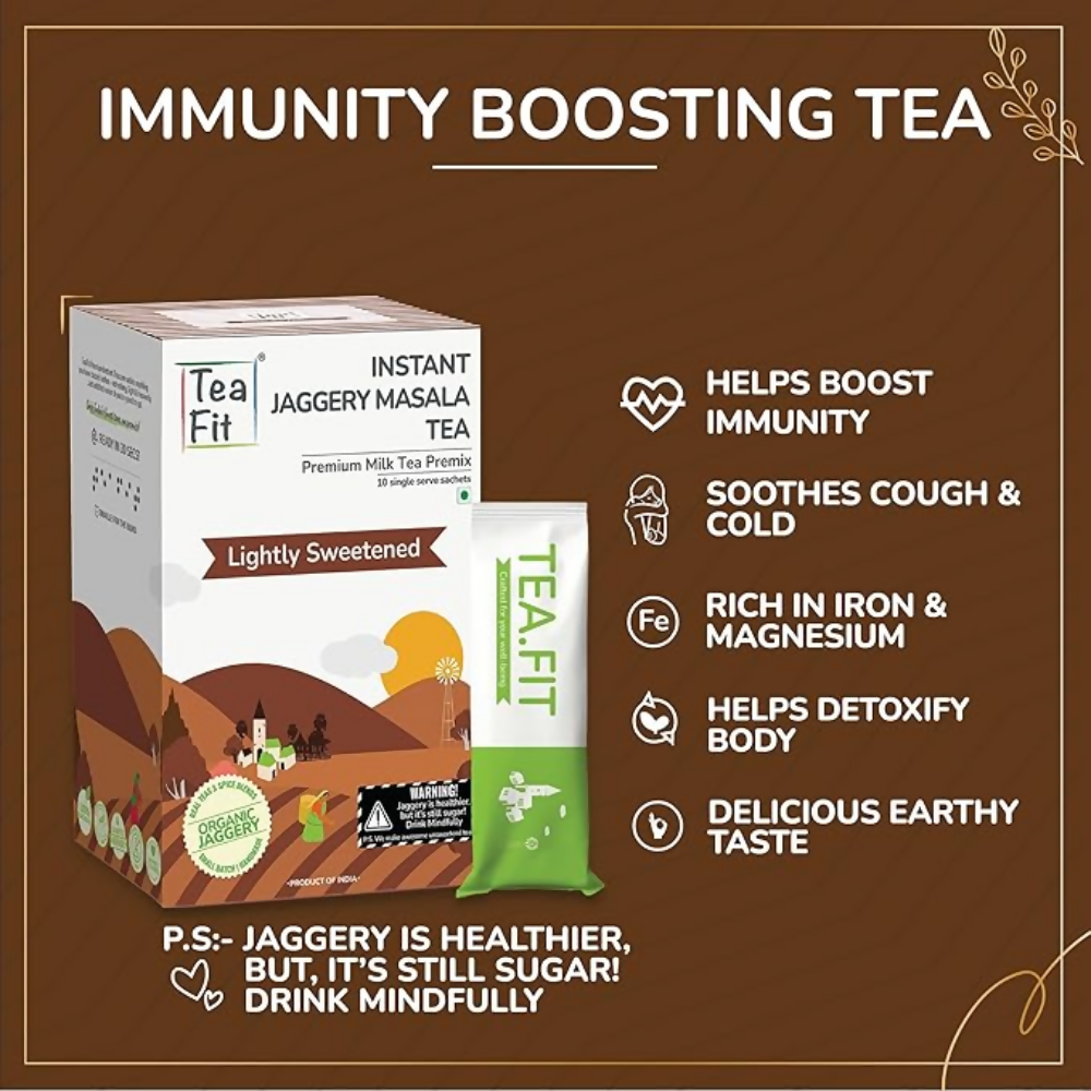 TeaFit Instant Jaggery Masala Tea Premix TeaFit