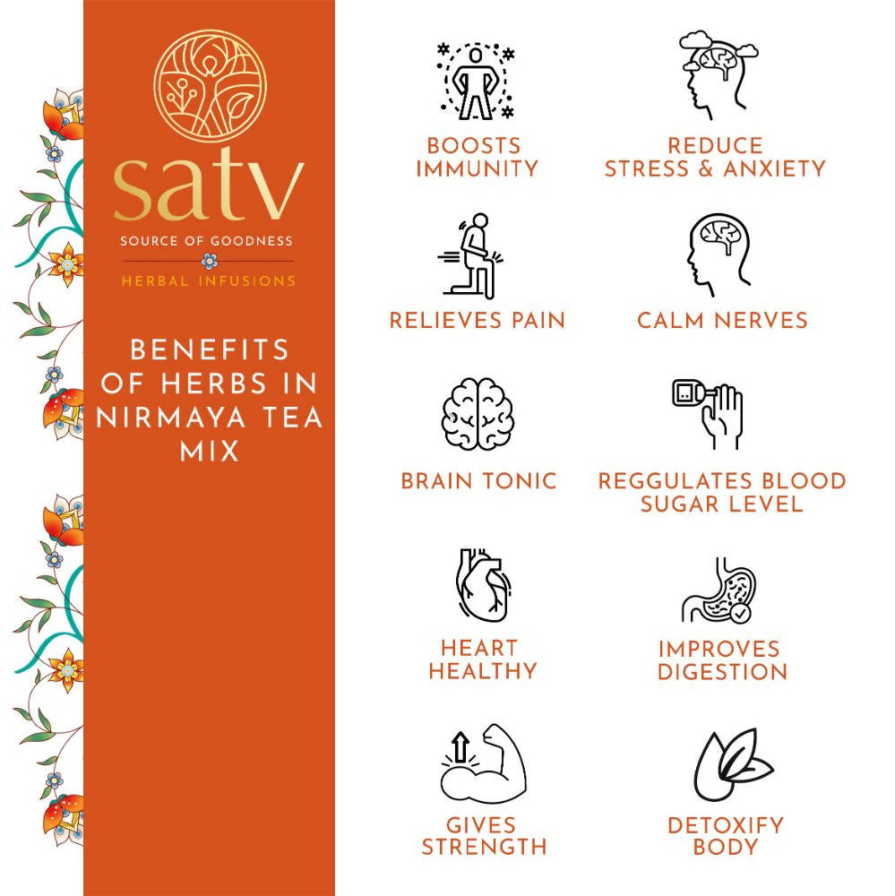Satv Niramaya Herbal Tea Mix Satv Source of Goodness
