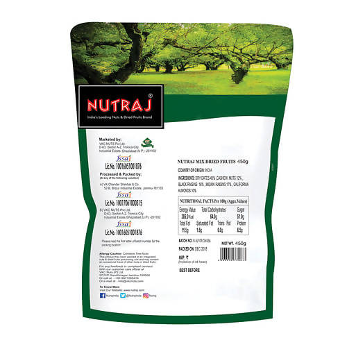 Nutraj Energy Mix (Nuts & Dried Fruits) Nutraj