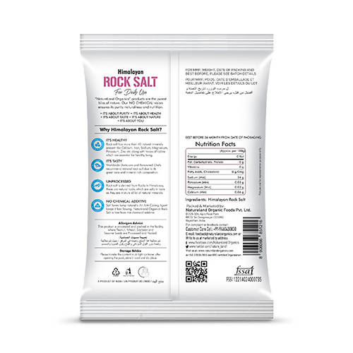 Nature Land Organics Himalayan Pink Rock Salt Nature Land Organics
