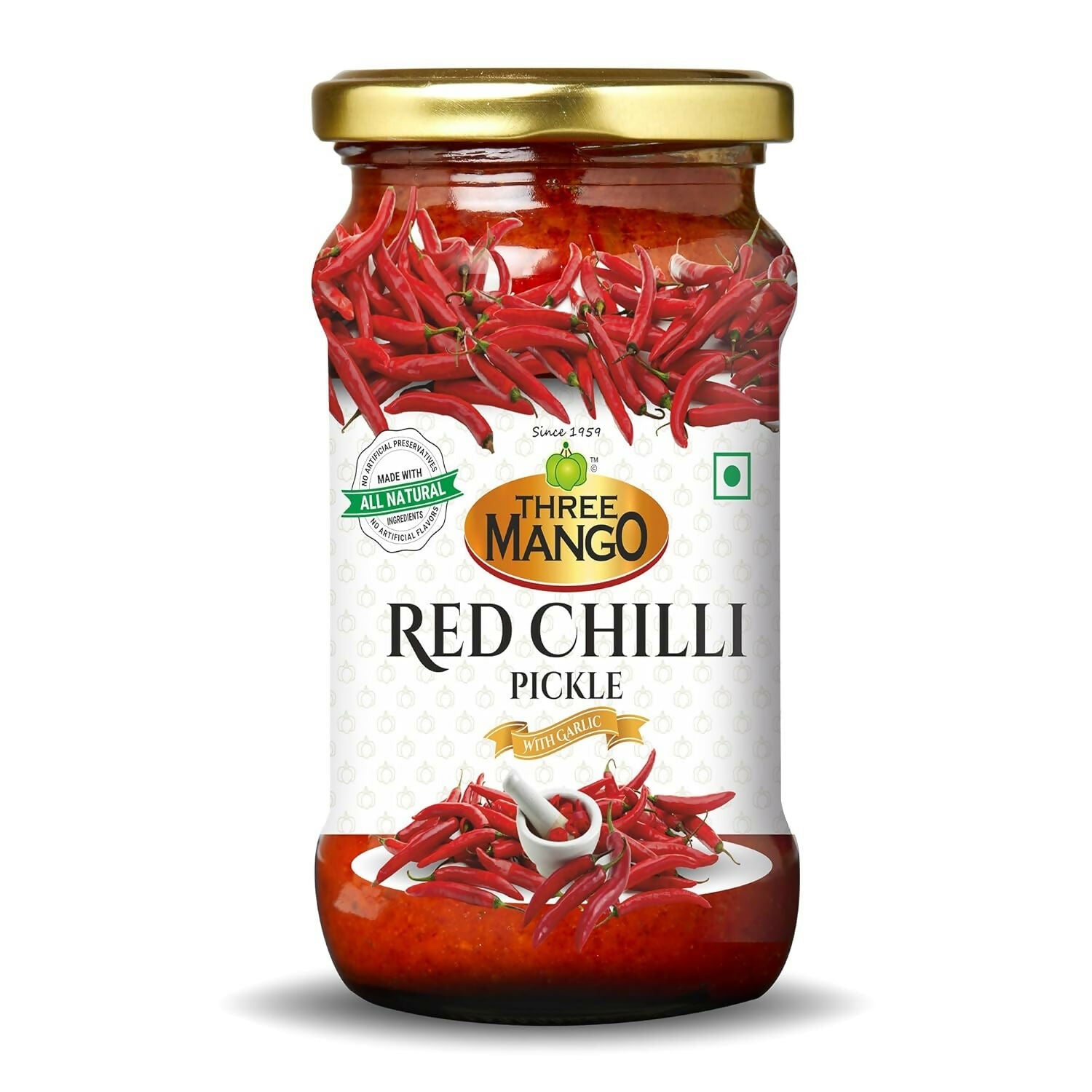 Three Mango Red Chilly Pickle - Safuron
