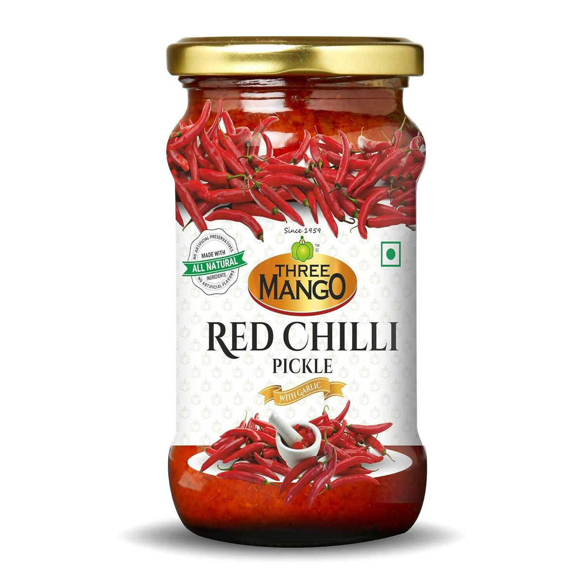 Three Mango Red Chilly Pickle - Safuron