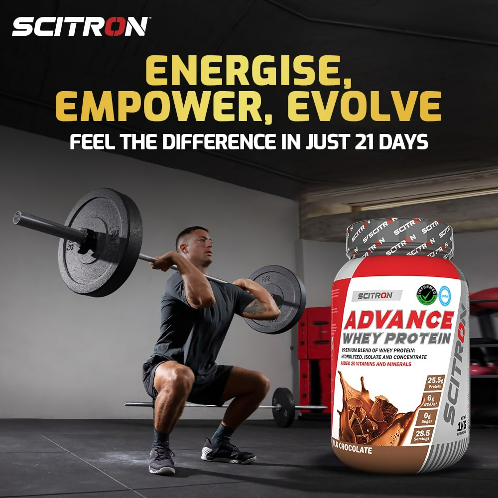 Scitron Advance Whey Protein Milk Chocolate Flavor Scitron
