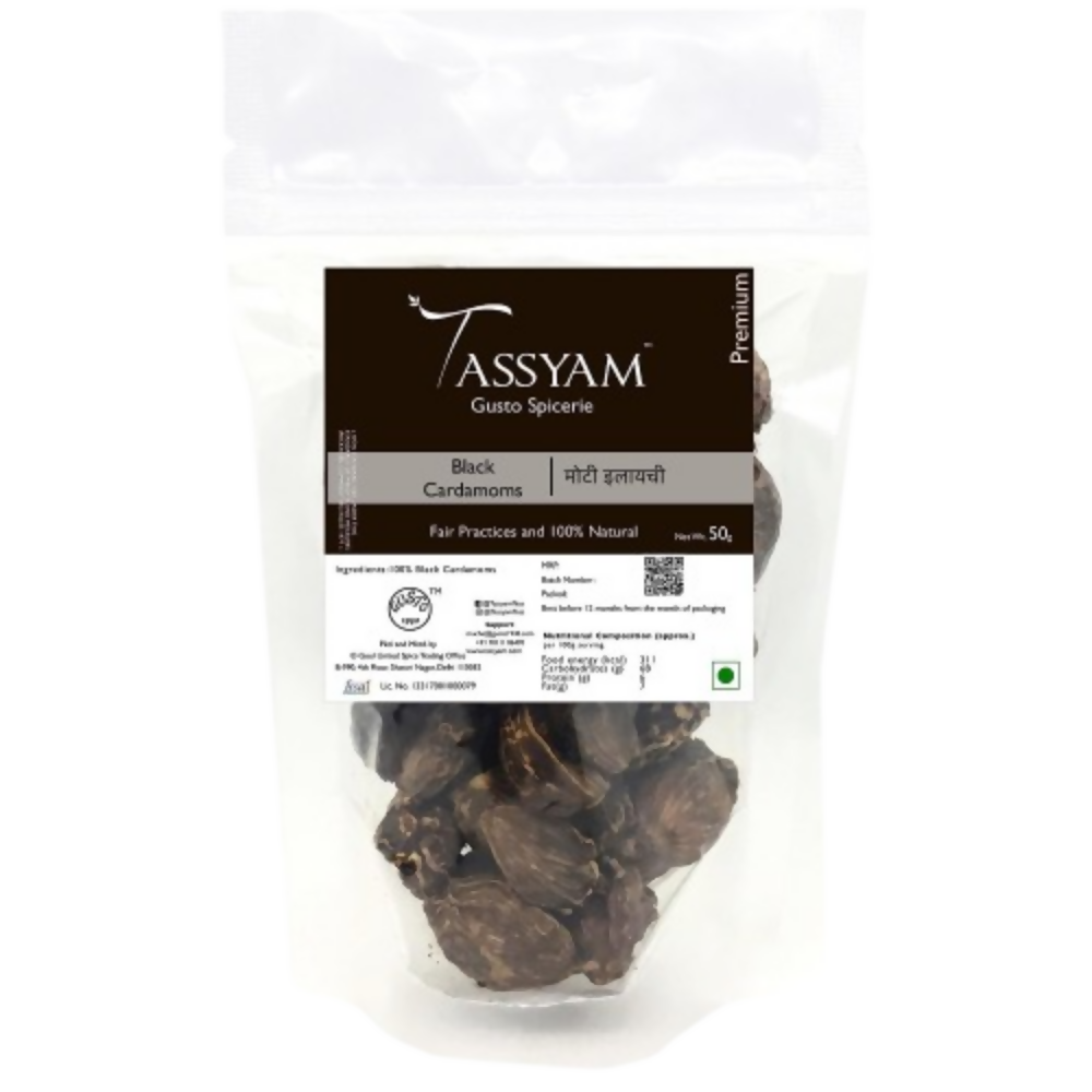 Tassyam Organics Black Cardamom - Safuron