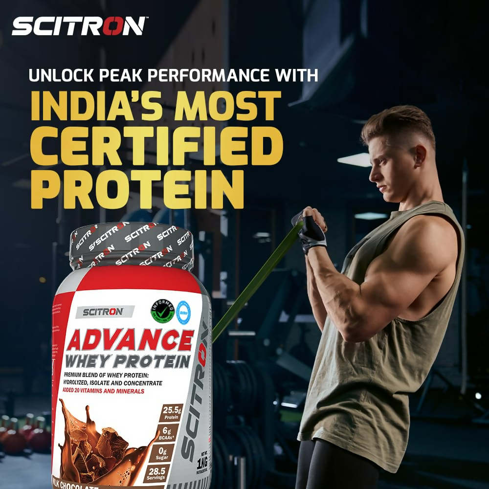 Scitron Advance Whey Protein Milk Chocolate Flavor Scitron