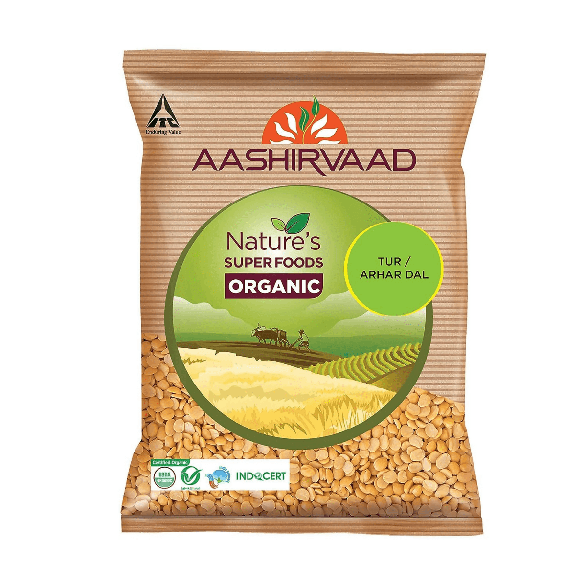 Aashirvaad Nature's Super Foods Organic Tur Dal - Safuron