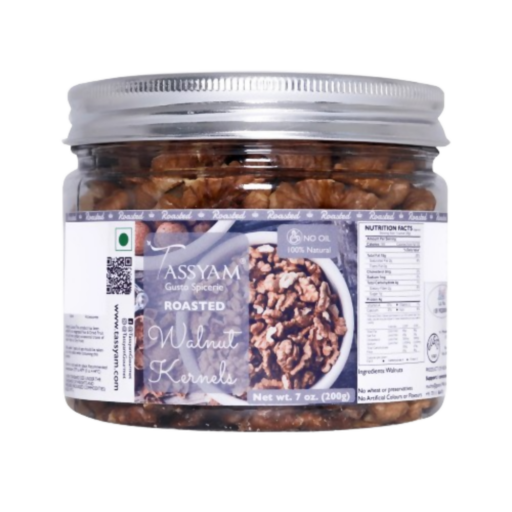 Tassyam Organics Roasted Walnut Halves - Safuron