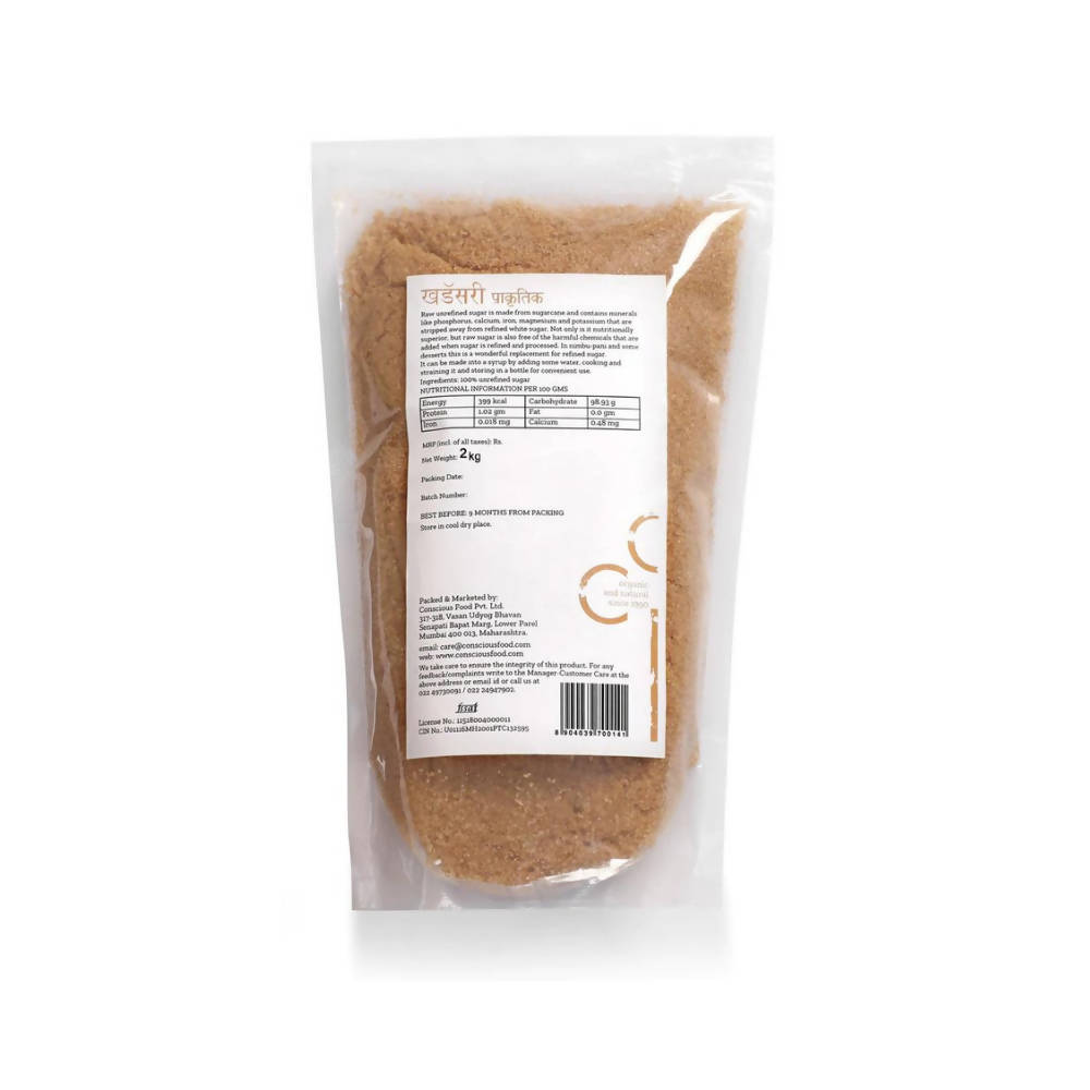 Conscious Food Raw Sugar Natural Conscious Food