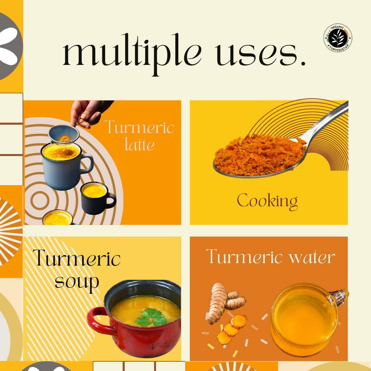 Organic Ayurvedistan Turmeric Powder Organic Ayurvedistan