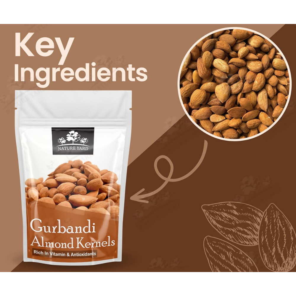 Nature Yard Afghan Gurbandi Almond/Badam Nature Yard