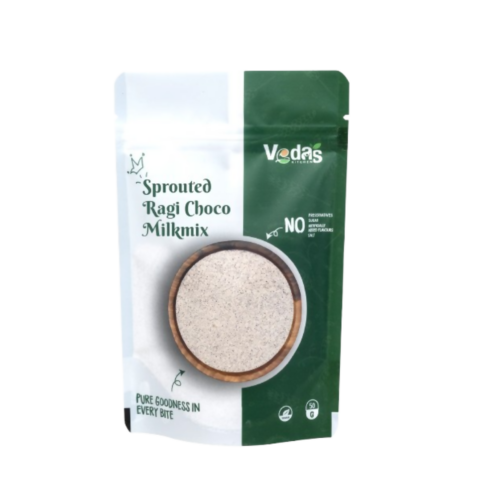 Vedas Kitchen Sprouted Ragi Choco Milkmix - Dista