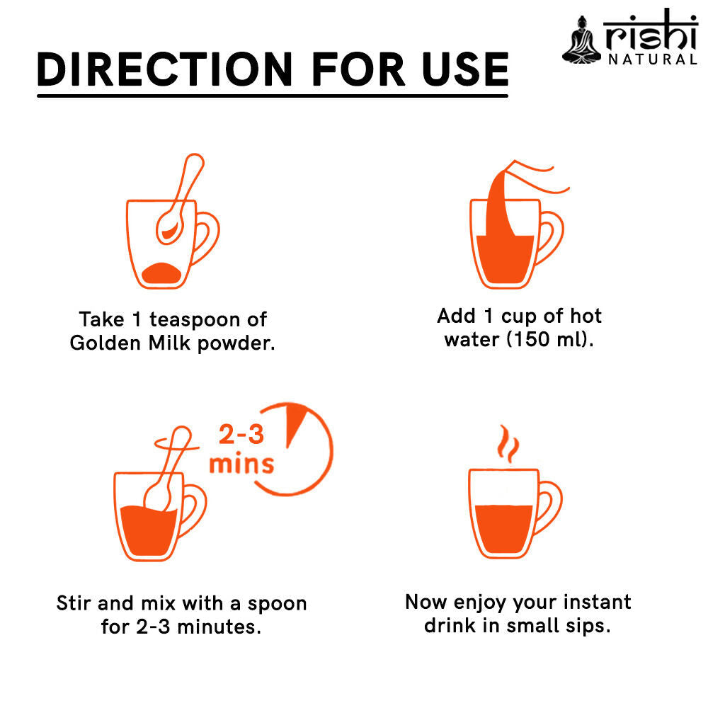 Rishi Natural Golden Milk Powder Rishi Natural
