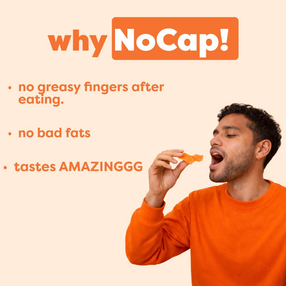 Nocap foods Guilt Free Healthy Chips - Beetroot Cream & Onion,Millet Jalapeno Nocap foods